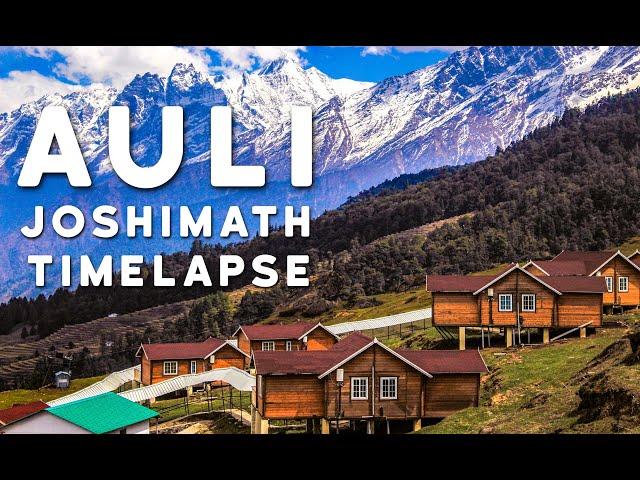 Auli Uttarakhand | Joshimath | Ski destination | Timelapse