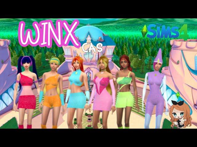 Winx Club in The Sims 4 CAS + link cc