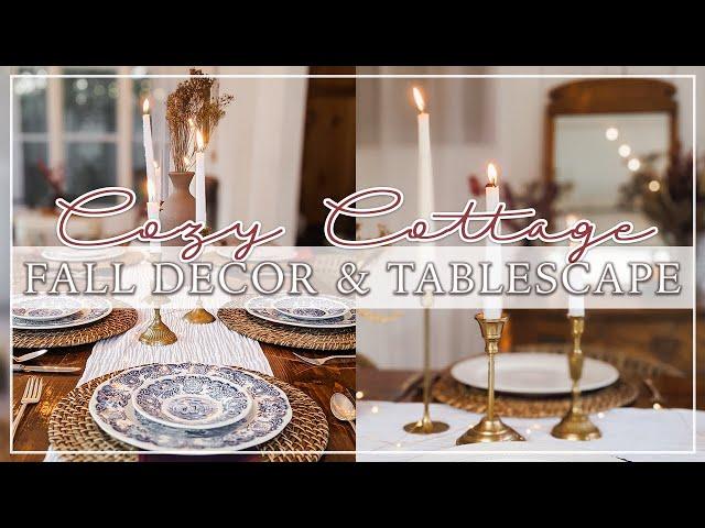 Cozy Fall Decor | Elegant Tablescape Ideas