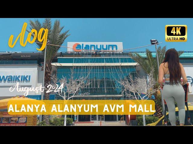 Alanyum Shopping Center | Alanya Mall Avm | Walking Tour | August 2024