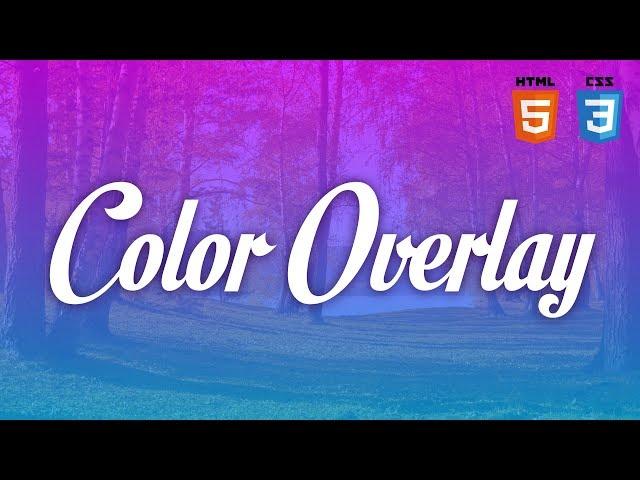 Simple CSS Color Overlay For Background Images