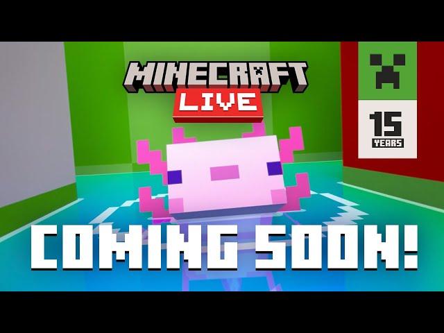 Minecraft Live is Coming Soon!