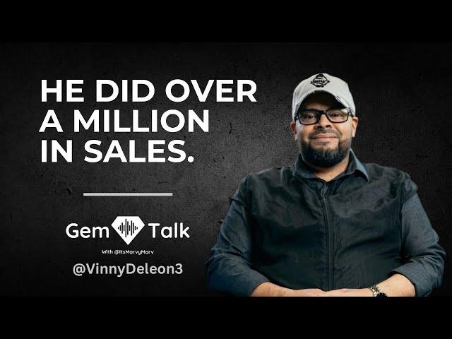 How He Did Over A Million In Sales, From One Shop | A GEM Talk With Vinny