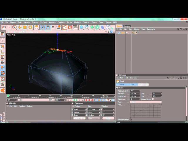 Cinema 4D Tutorial - Basic Modeling