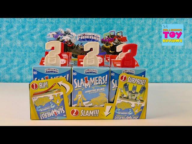 DC Super Friends Imaginext Slammers Blind Box Collectible Figures Unboxing | PSToyReviews