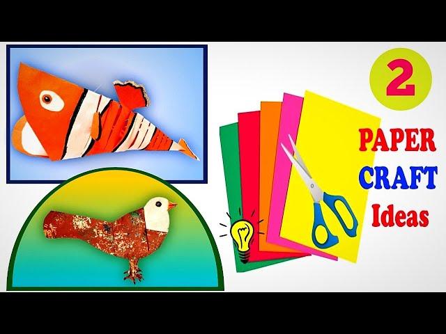 How to make easy paper craft | Paper craft ideas