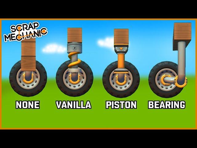 Which Suspension Is Best? ‍ Scrap Mechanic Science!