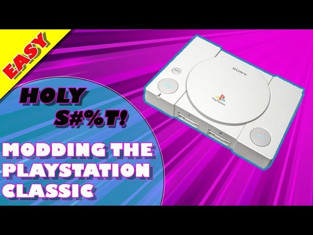 Simple way to hack/mod your Playstation Classic Edition and add more games!