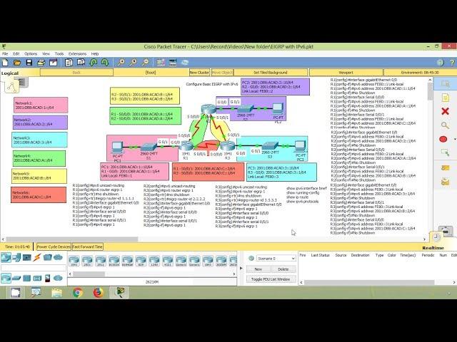 Configure Basic EIGRP with IPv6 Routing in Packet Tracer | CISCO Certification