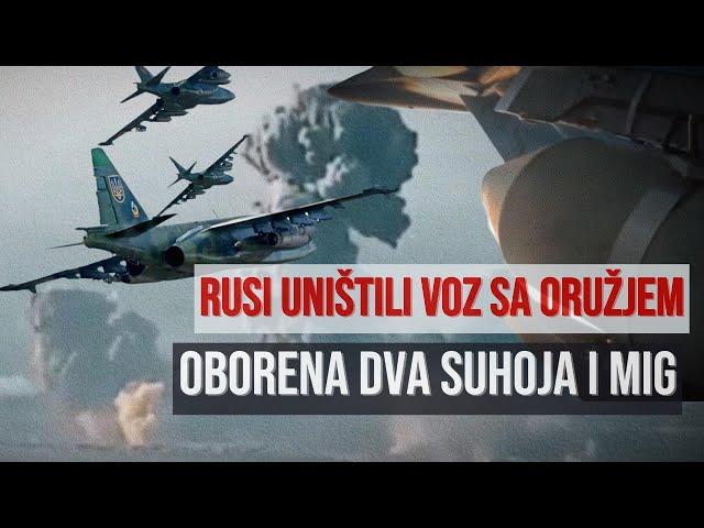 Rusi uništili voz sa stranim naoružanjem za Ukrajinu, oborena dva suhoja i MIG-29