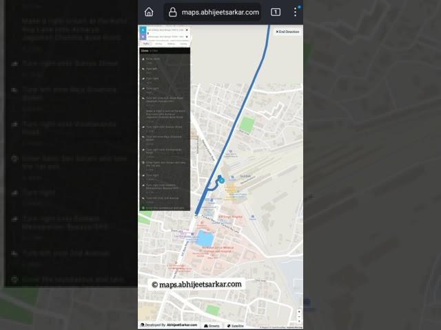 Map Directions and Explore Routes: Navigate Anywhere with maps.abhijeetsarkar.com