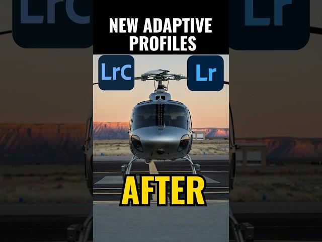 New adaptive Profiles in #Lightroom. #lightroomtutorial #photoeditingsoftware #photoshopcafe