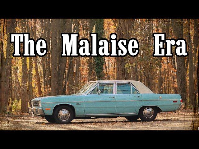 The Malaise Era - The Most Important Decade In Automotive History