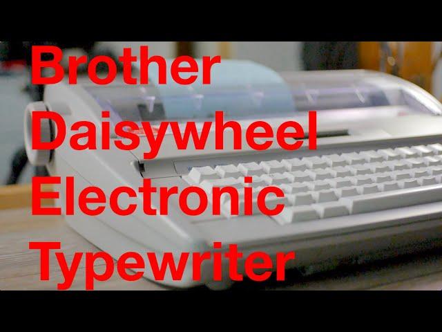 Brother Daisywheel Electronic Typewriter