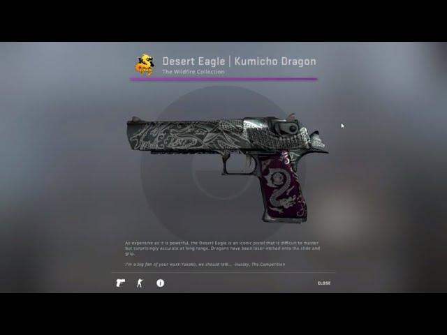 CSGO Desert Eagle Kumicho Dragon BS 0.581037700