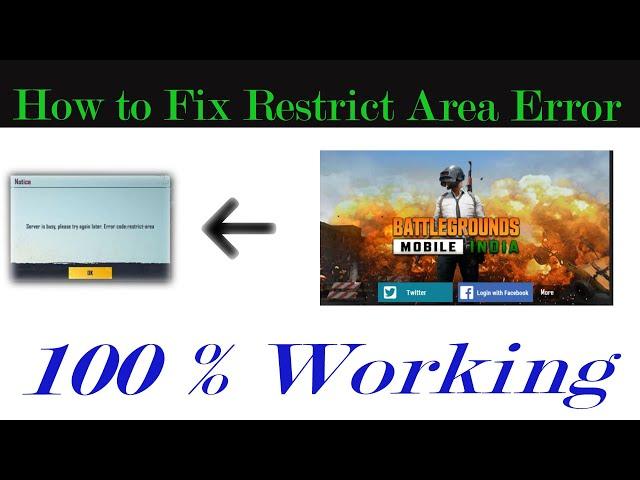 How to fix Server Is Busy Error Code Restrict Area On Emulator