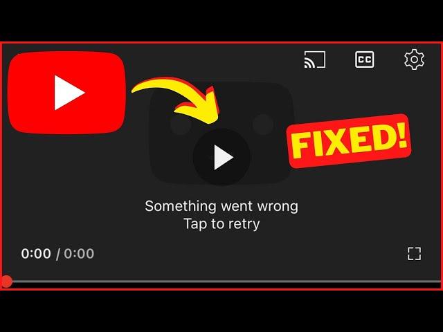 Something Went Wrong YouTube iPhone | Something Went Wrong Please Try Again YouTube iPhone 2023