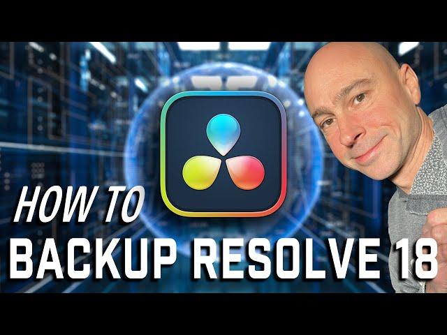 How to BACKUP & RESTORE Your DaVinci Resolve 18 DATABASE - PROJECTS - TIMELINES - MEDIA