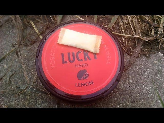 Обзор на снюс lucky hard lemon