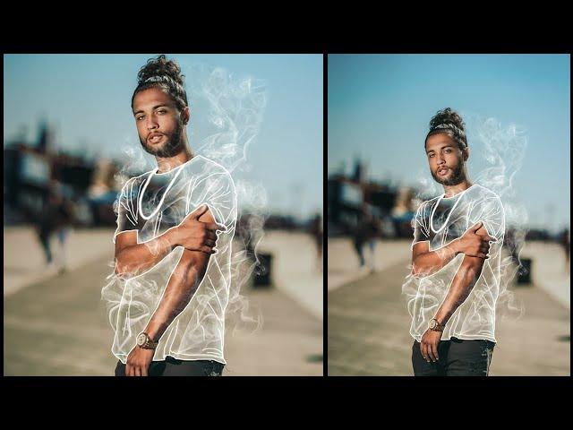 Invisible Smoke effect Editing | smoke photo editing  (Photoshop tutorial 2020)