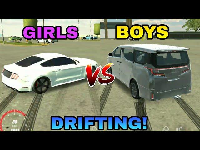 Girls VS Boys Drifting In Car Parking Multiplayer!