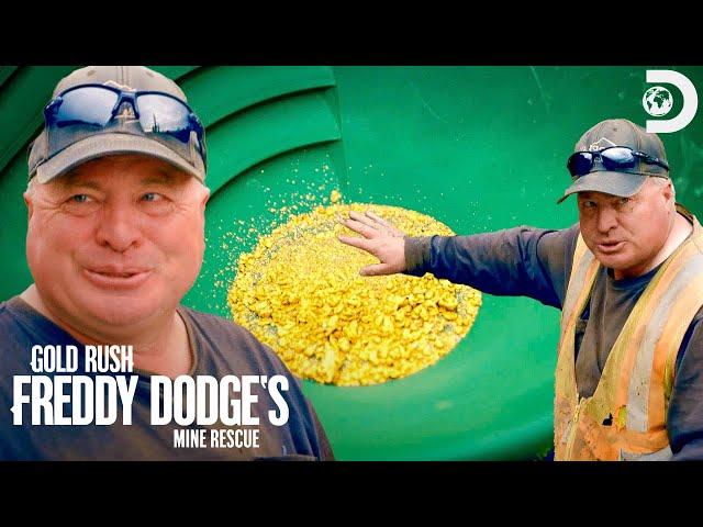 Freddy Mines a LIFE CHANGING Gold Haul! | Gold Rush: Freddy Dodge's Mine Rescue