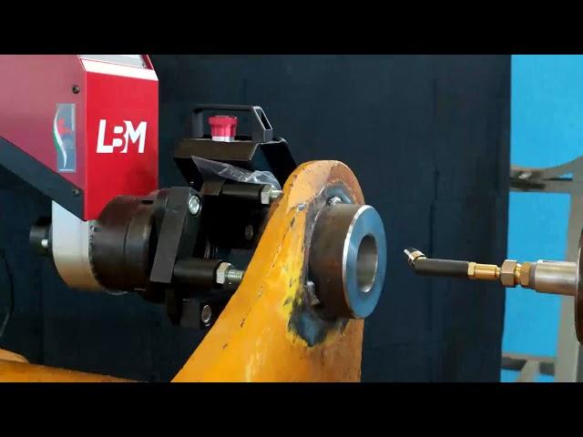 PORTABLE LINE BORING MACHINES LBM DUAL SYSTEM MAUCOTOOLS: OVERLAY WELDING OPERATION