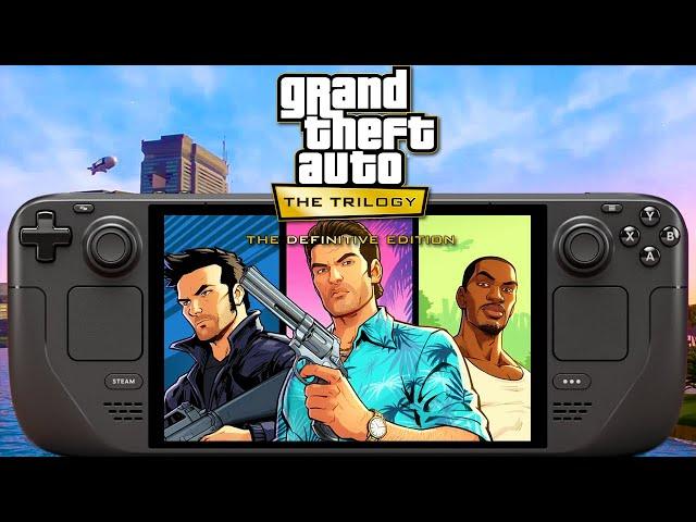 Grand Theft Auto The Trilogy Definitive Edition Steam Deck | All Graphics Tested