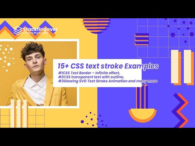 15+ CSS text stroke Examples [ Best CSS Outline Text ]