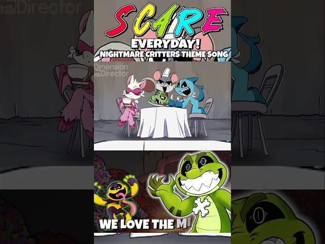 Scare Everyday! (Nightmare Critters Theme Song) Poppy Playtime Icky X Allister Spot The Difference