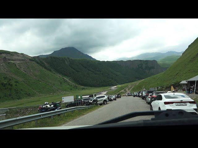 Сложная дорога на Джилы-Су. Самая живописная горная дорога Кавказа. Difficult road in the mountains.