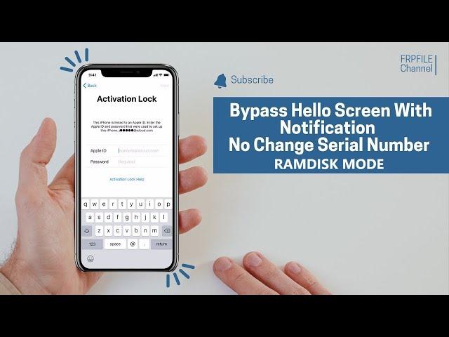 Untethered Bypass Hello Screen no singal iOS 15 - 18.x | FRPFILE RAMDISK