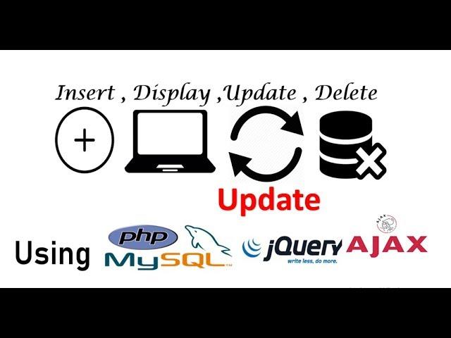 Update Data Using Jquery Ajax PHP And Mysql