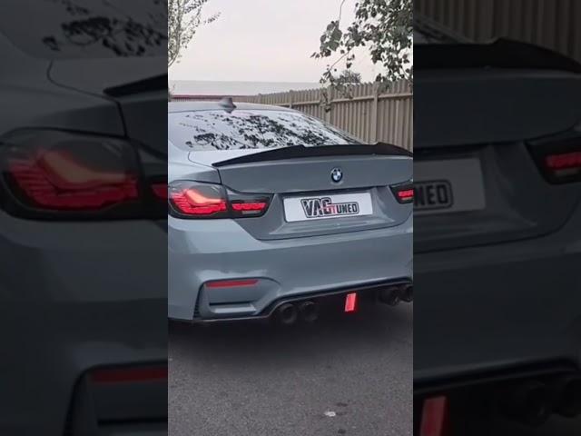 BMW 420i that looks like an M4! Epic exhaust sound #downpipe #resdelete 