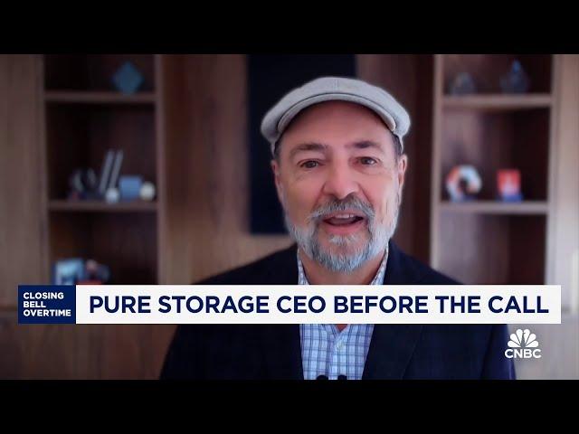 We're seeing good growth in the business, says Pure Storage CEO