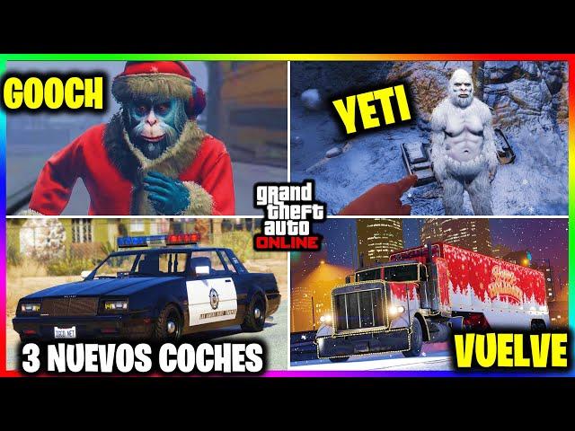 ACTUALIZACION EPICA! Nuevo COCHE! SOPRESAS x NAVIDAD! CAZA al YETI! LLEGA la NIEVE! GTA Online