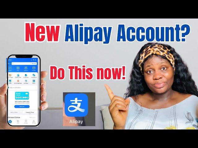 Immediately After Creating Your Alipay Account, Do this important thing! to avoid problem