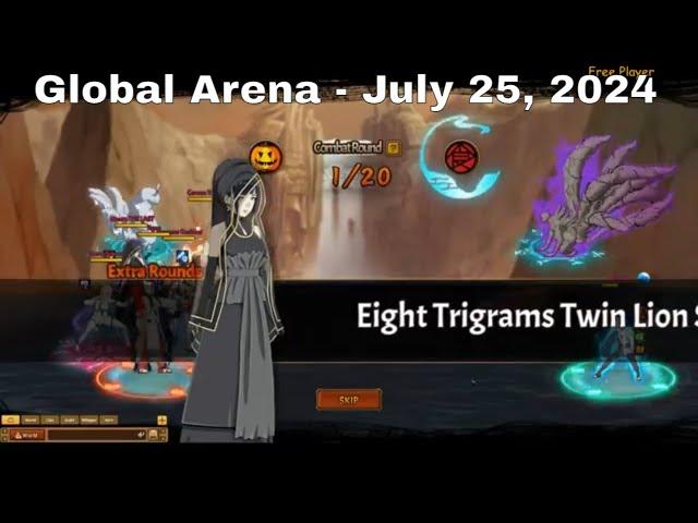 Global Arena - July 25, 2024 ► Unlimited Ninja |Ninja Classic |Anime Ninja | Ninja World Online