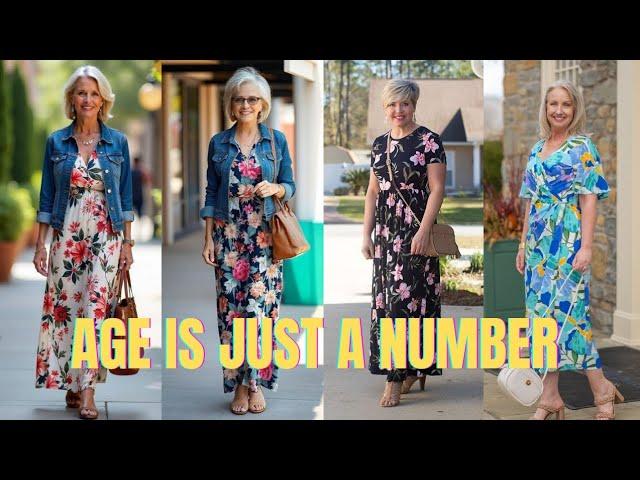 Age is just a number||Stunning outfits for mature women over 50, 60 and beyond