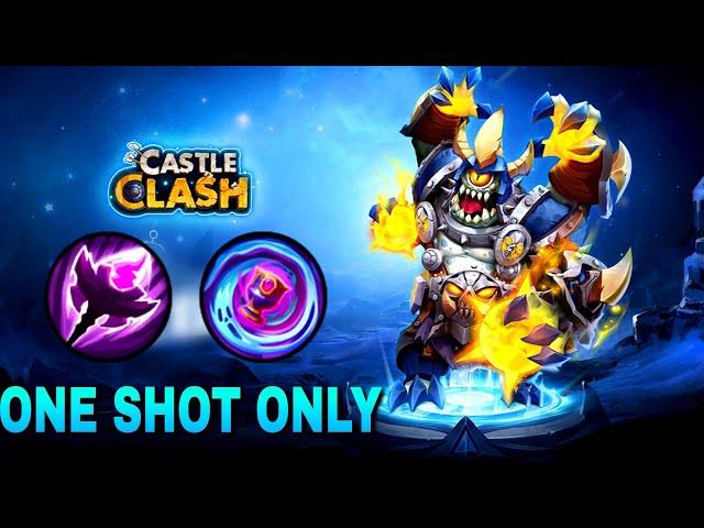 TUSKED MENANCE CAN ONE SHOT ANY HERO IF YOU BUILD LIKE THIS - Only 1% know this castle clash