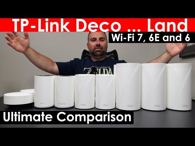 TP Link Deco Mesh WiFi Comparisons  | X50-PoE, PX50, XE70 Pro, BE63, BE65 Pro, BE16000, BE85, BE95