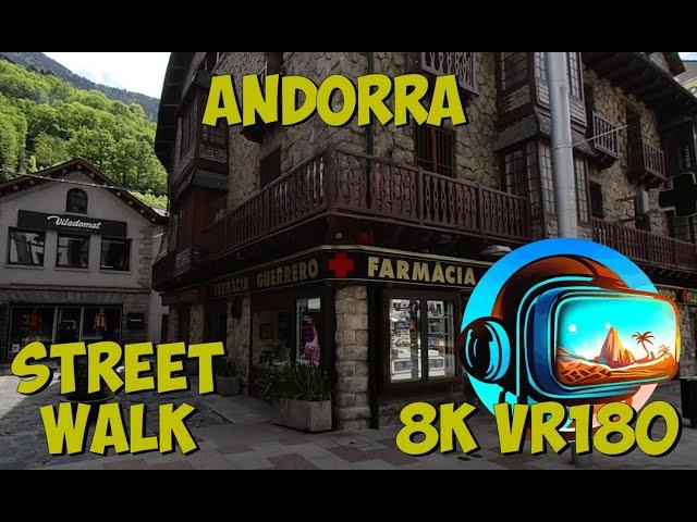 06 Andorra la Vella Meritxell Avenue Duty Free 8K 4K VR180 3D Travel