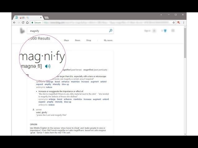 Magnifying Glass - Browser Extension Review