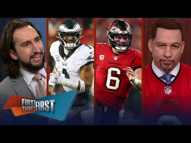 Eagles eliminated by Bucs, Sirianni to Blame? & Brou wears Baker’s jersey | NFL | FIRST THINGS FIRST