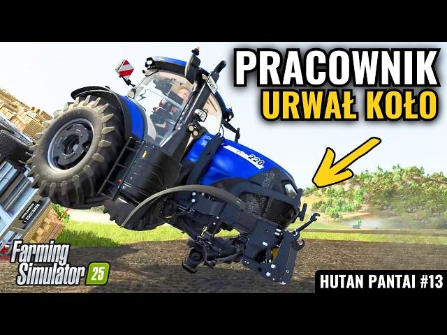 PRACOWNIK URWAŁ KOŁO w Farming Simulator 25  Hutan Pantai #13