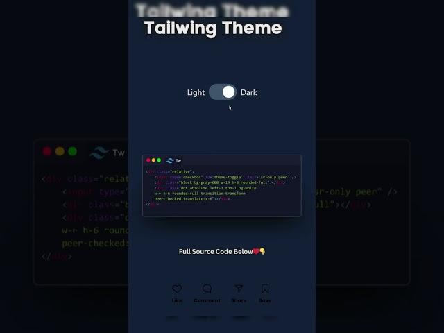  Build a Stunning Tailwind Theme with CSS!  || #shorts #shortsvideo #weblayout n #cssgridlayout