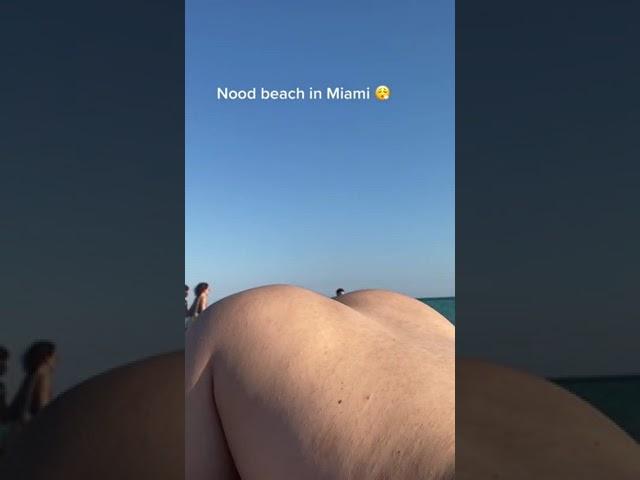 Nude Beach In Miami ️️ #shorts