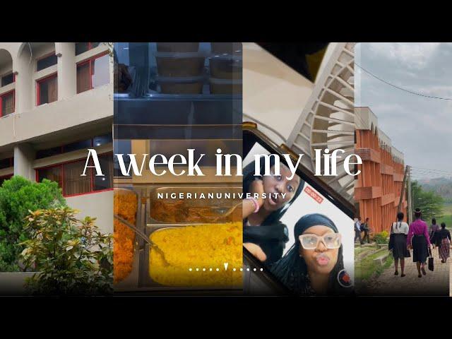 A WEEK AS A UNIVERSITY STUDENT  || NIGERIAN TEEN YOUTUBER 