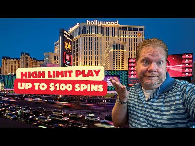 High Limit Slot Play LIVE from Planet Hollywood Casino in Las Vegas! 