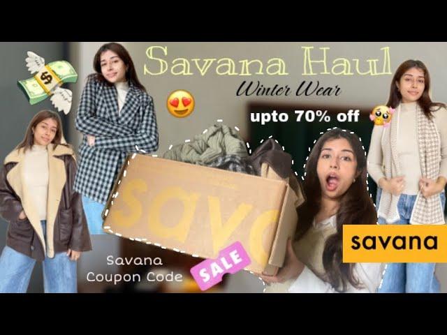 Savana Haul  *Winter Wear Haul* | Jacket, Blazer, Tops etc | What I got from SAVANA | Anvaya Sharma